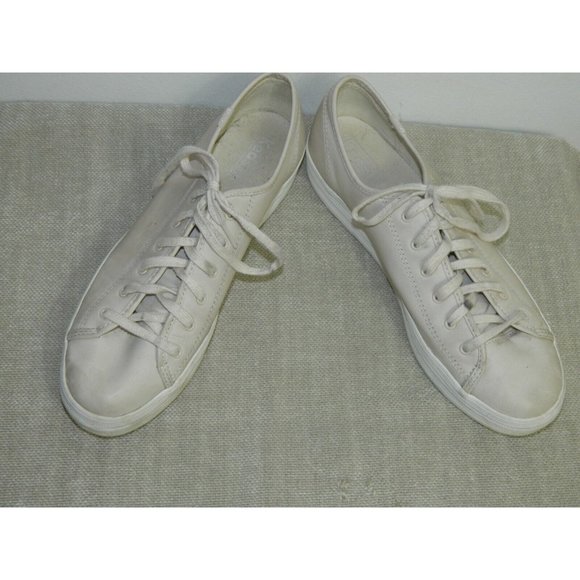 Ked's Sneakers Women's Pink Leather Platform Gym Shoes Size 10 - Picture 3 of 9